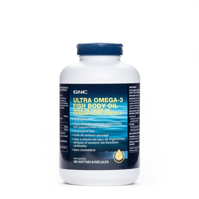 GNC Huile de corps de poisson ultra oméga-3