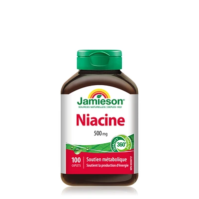 Jamieson™ Niacin 500 mg - 100 Caplets