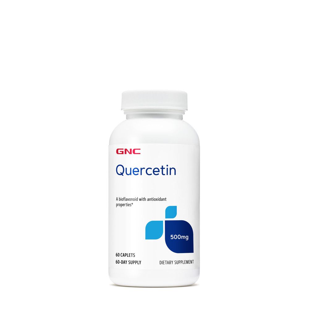 GNC Quercetin 500Mg Healthy - 60 Caplets (60 Servings)