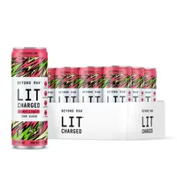 Beyond Raw Lit Charged - Watermelon - 12Oz. (12 Cans)