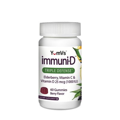YumVs ImmuniVitamin C -D Triple Defense Gummies Vitamin C - 60 Count (30 Servings) Vitamin C - 60 Gummies