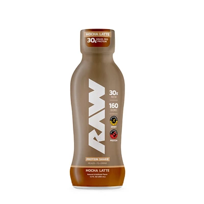 Raw Nutrition Protein Shake Rtd - Mocha Latte 12 Fl Oz. (12 Bottles)