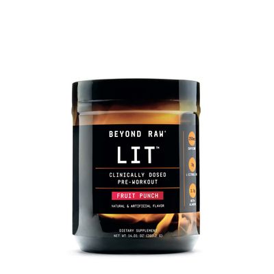 Beyond Raw Lit Pre-Workout - Fruit Punch - 30 Servings