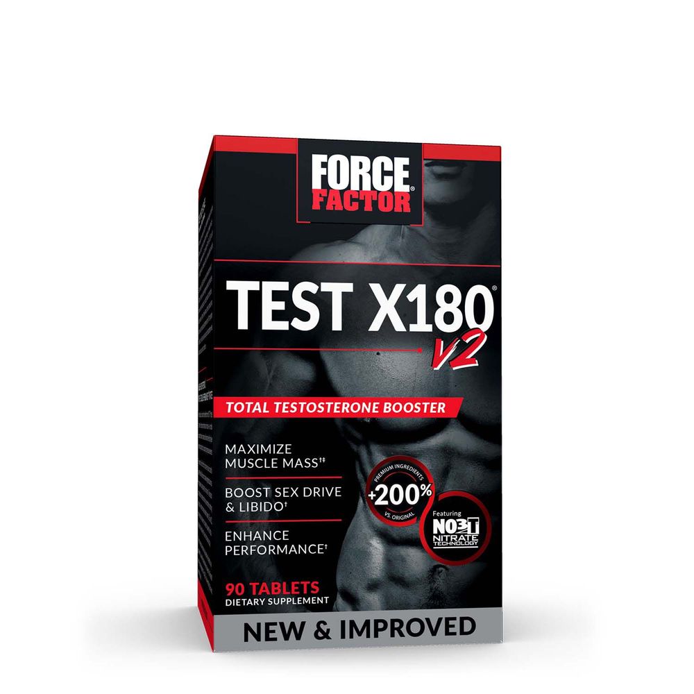 Force Factor Test X180 V2 - 90 Tablets (30 Servings)