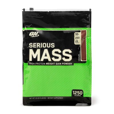 Optimum Nutrition Serious Mass - Chocolate - 12 lbs.
