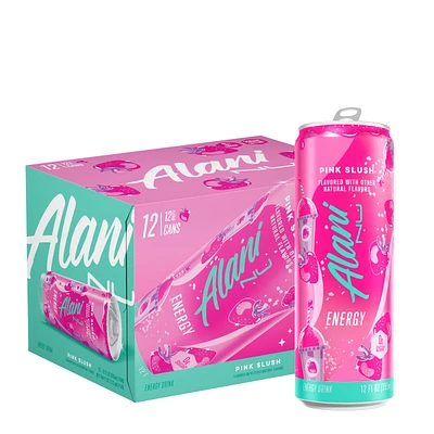 Alani Nu Energy Drink Vegan - Pink Slush 12Oz. (12 Cans)