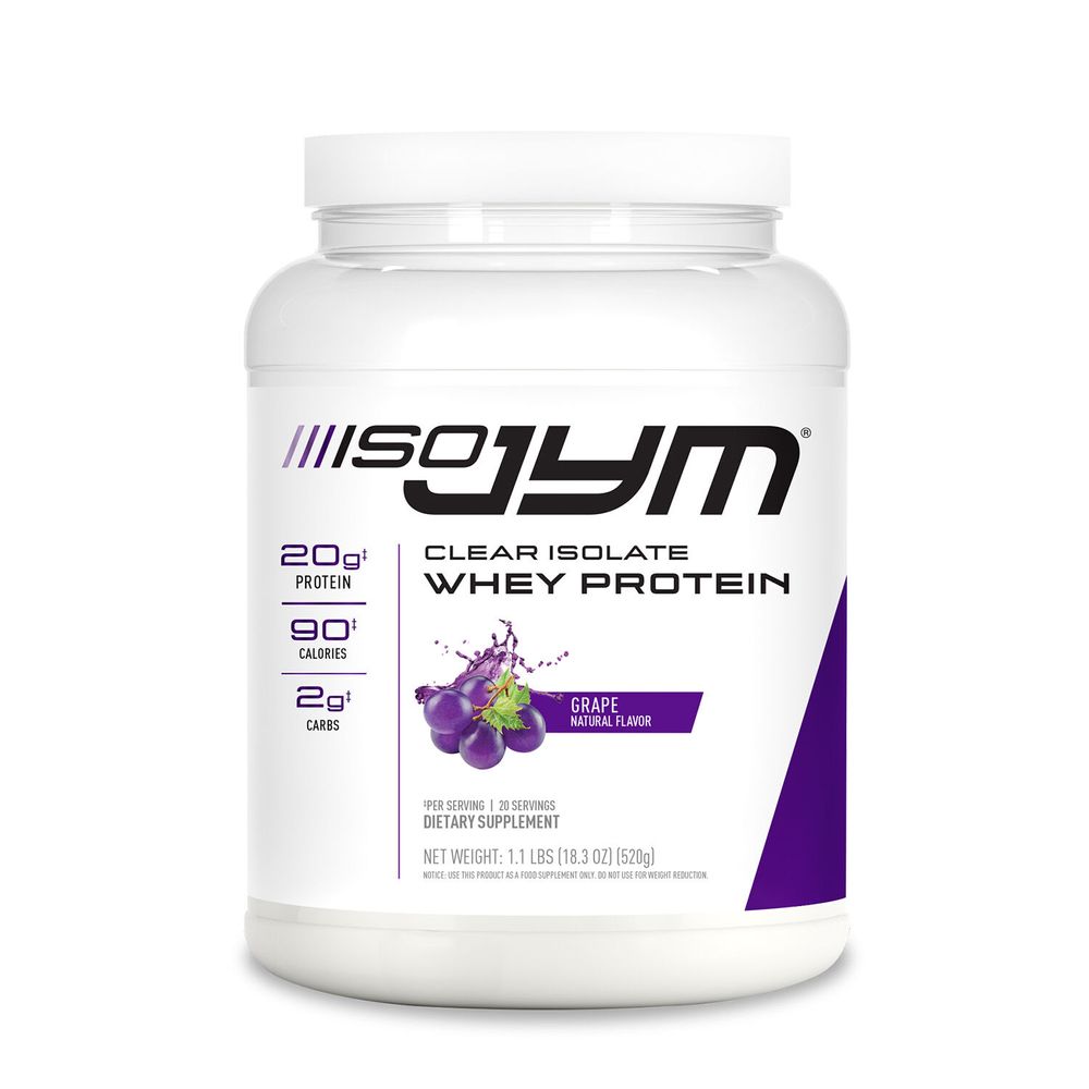 Jym Iso Jym Clear Isolate Whey Protein - Grape (20 Servings)