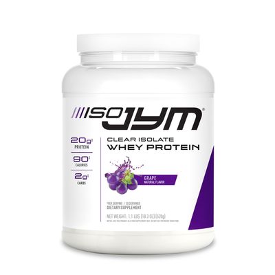 Jym Iso Jym Clear Isolate Whey Protein - Grape - 20 Servings