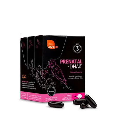 ZAHLER Prenatal Dha Optimal Formula - 180 Softgels (90 Servings)