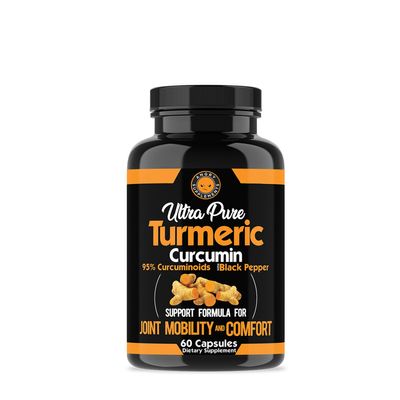 Angry Supplements Ultra Pure Turmeric - 60 Capsules (60 Servings)