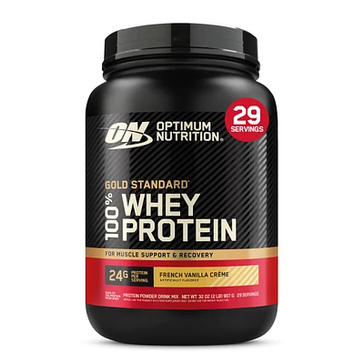 Optimum Nutrition Gold Standard 100% Whey Protein - French Vanilla Creme (29 Servings) 2 lbs.