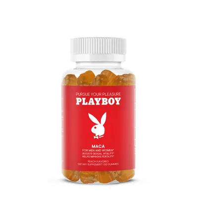 Avid Playboy: Maca Vegan - Peach Vegan - 60 Gummies (30 Servings)