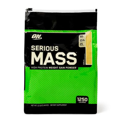 Optimum Nutrition Serious Mass - Vanilla - 12 lbs.