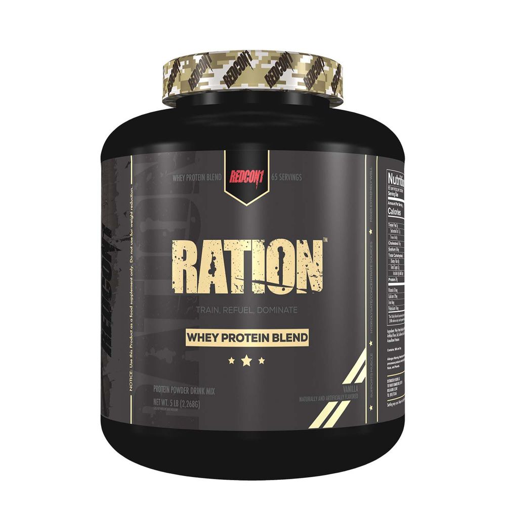 REDCON1 Ration Whey Protein Blend - Vanilla - 5 Lb.
