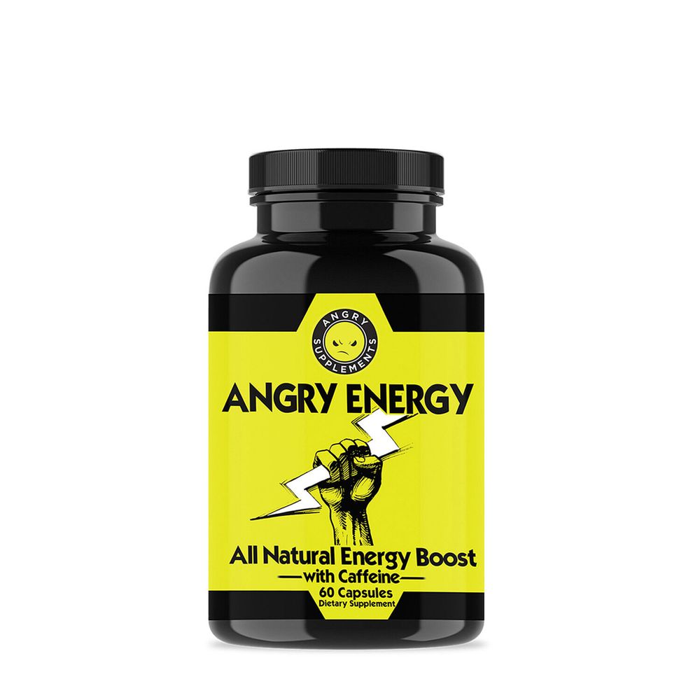 Angry Supplements Angry Energy - 60 Capsules (30 Servings)