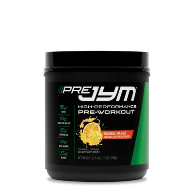 Jym High-Performance Pre-Workout - Orange Mango (30 Servings)