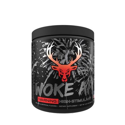 Bucked Up Woke Af Nootropic Pre-Workout - Red Snow Cone - 30 Servings