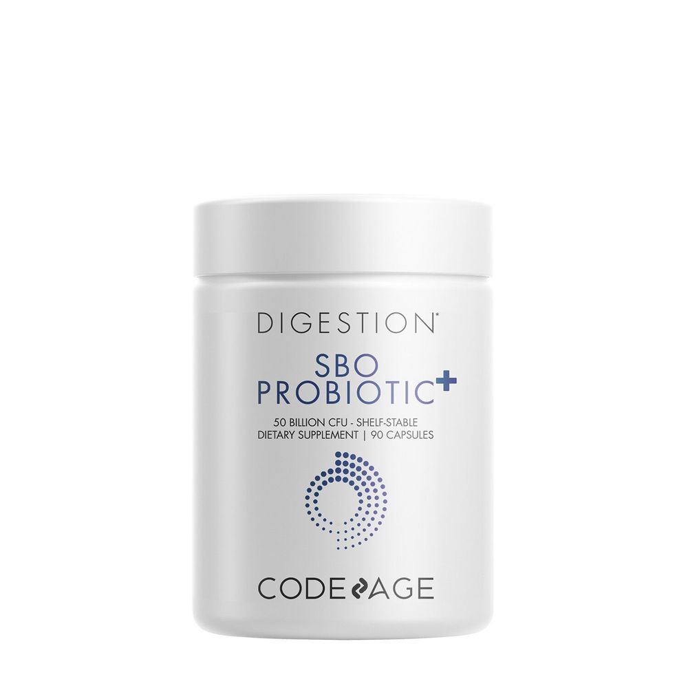 Codeage Sbo Probiotic+ 50 Billion Cfu & Prebiotics - Vegan Digestion Supplement - 90 Capsules (45 Servings)