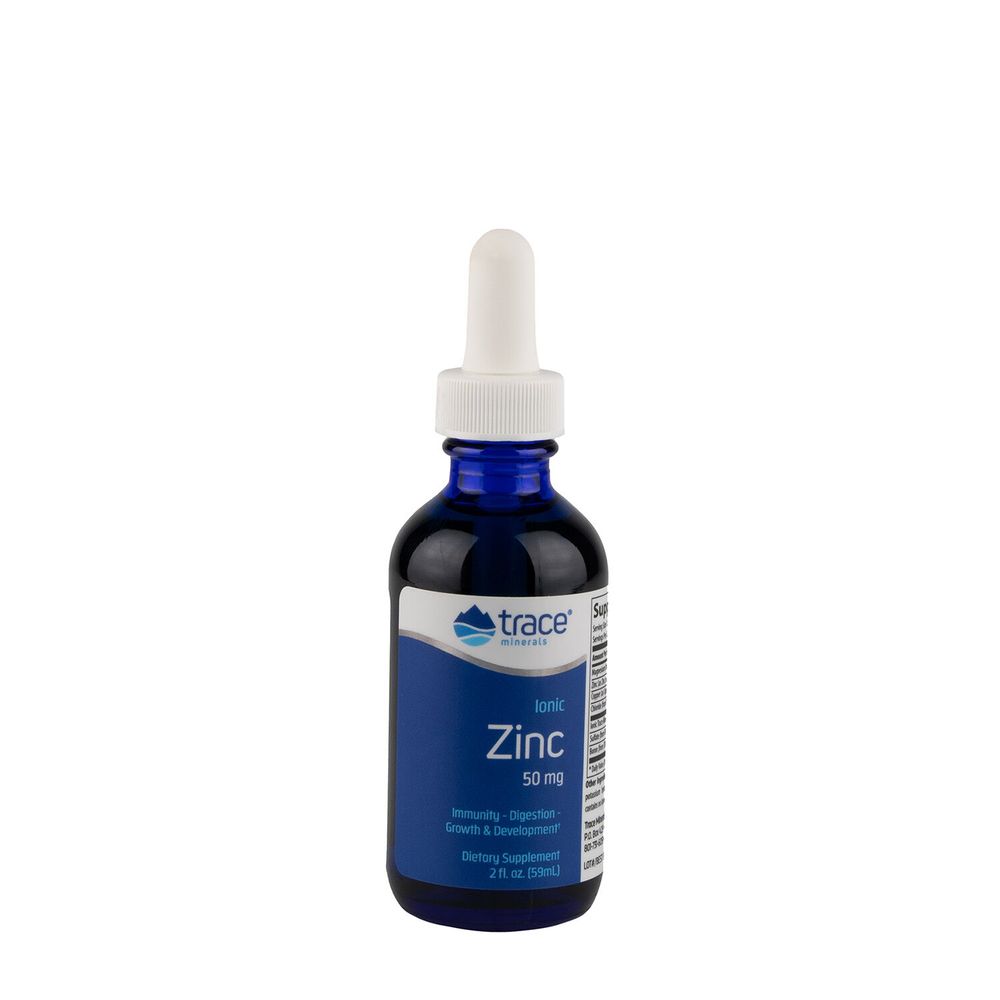 Trace Minerals Liquid Ionic Zinc 50 Mg Vegan - 2 Oz. (48 Servings)