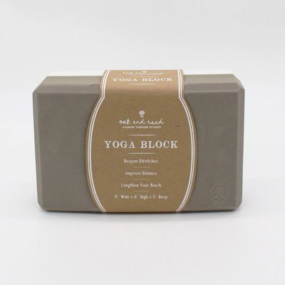 Oak and Reed Colorblock Yoga Block - Moonrock/sand - 1 Item