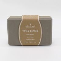Oak and Reed Colorblock Yoga Block - Moonrock/sand - 1