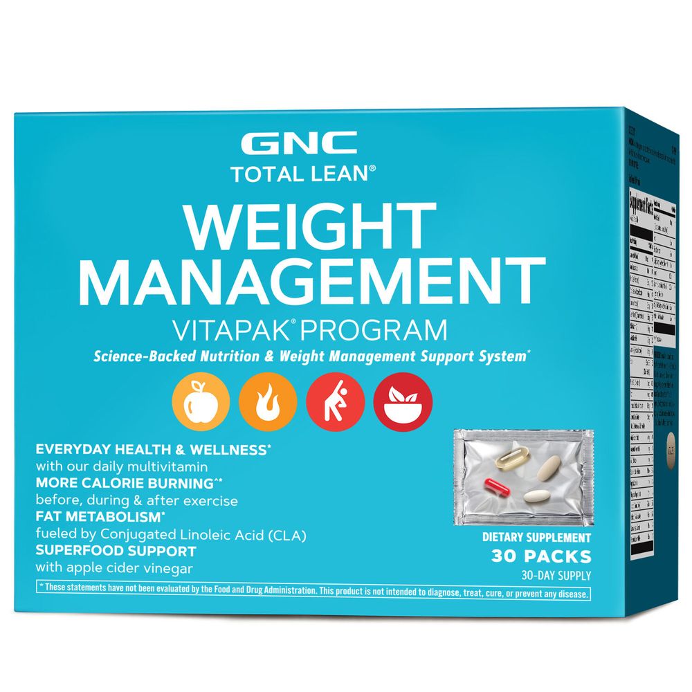 GNC Weight Management Vitapak Program - 30 Vitapaks (30 Servings) - 1