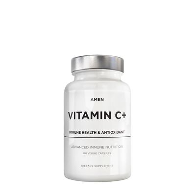 Codeage Amen Vitamin C+ Zinc & Citrus Bioflavonoids - Antioxidant Supplement - 120 Vegetable Capsules