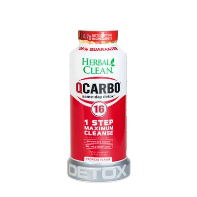 Herbal Clean Qcarbo16 Healthy - Tropical Healthy - 16 Oz. (1 Serving)