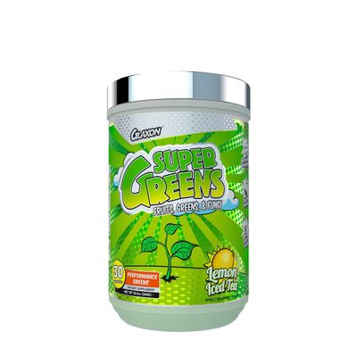 GLAXON Supergreens - Lemon Iced Tea - 10.5 Oz. (30 Servings)
