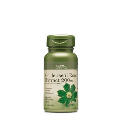 GNC Herbal Plus Goldenseal Root Extract 200Mg - 50 Capsules (50 Servings)