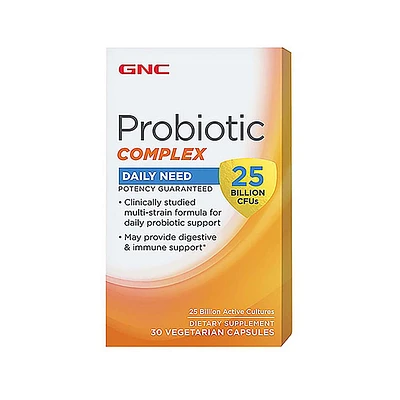 GNC Probiotic Complex - 25 Billion Cfus 30 Capsules (30 Servings)