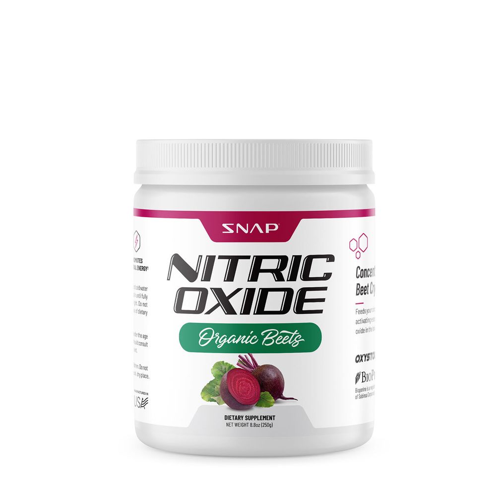 SNAP Supplements Nitric Oxide Organic Beets Vegan - 8.8 Oz. (30 Servings)