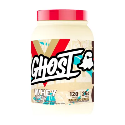 GHOST Whey Protein - Coffee Ice Cream (28 Servings) - 2 lbs.