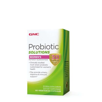 GNC Probiotic Solutions Women's Healthy - 30 Billion Cfus Healthy - 60 Capsules (60 Servings)