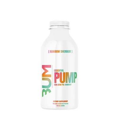 Raw Nutrition Pump Non-Stim Preworkout Rtd - Rainbow Sherbert - 12 Oz. (12 Bottles)