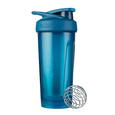 BlenderBottle Strada Tritan Protein Shaker Bottle - Frosted Ocean 28Oz