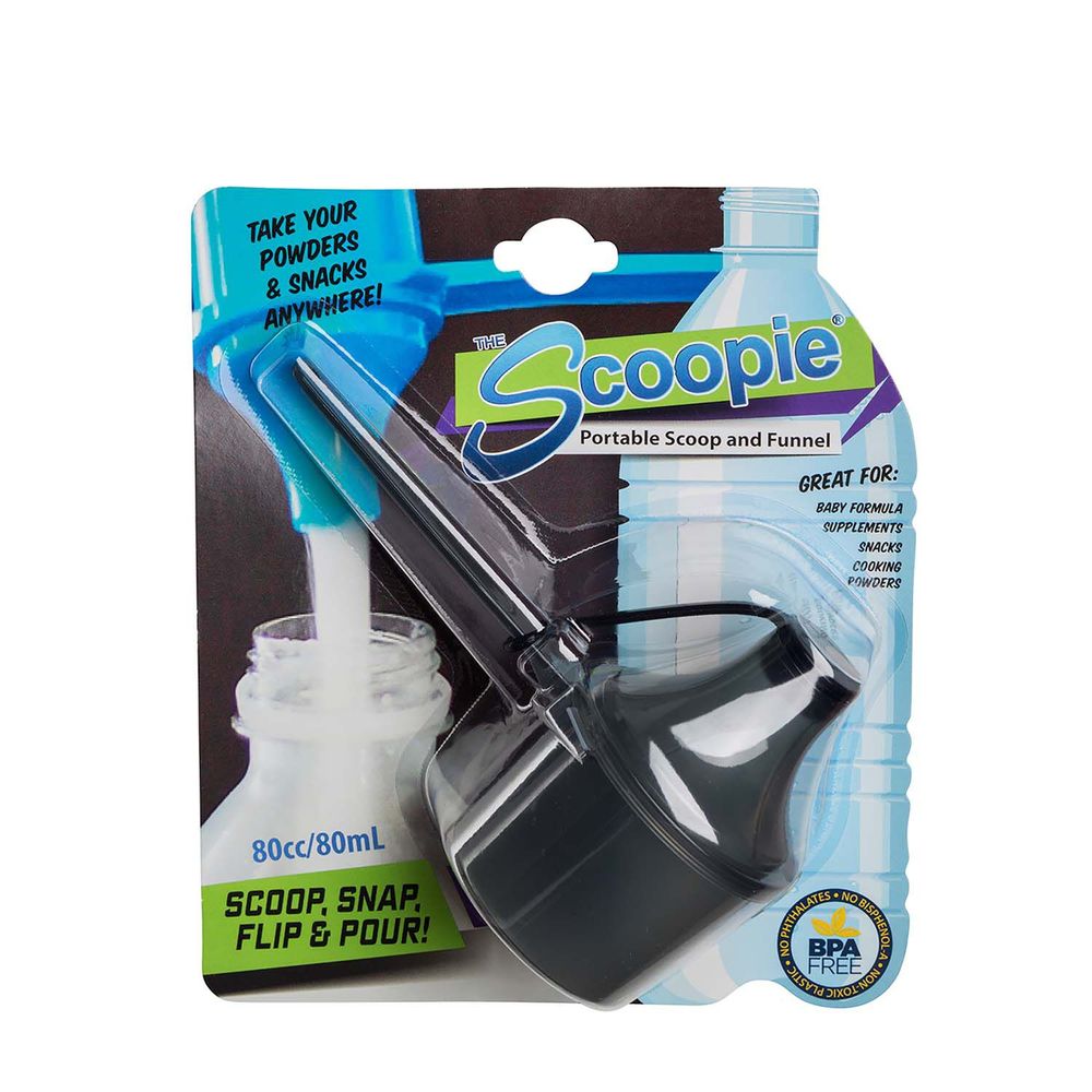 The Scoopie Pre and Post Workout Dispenser - Black - 1 Item