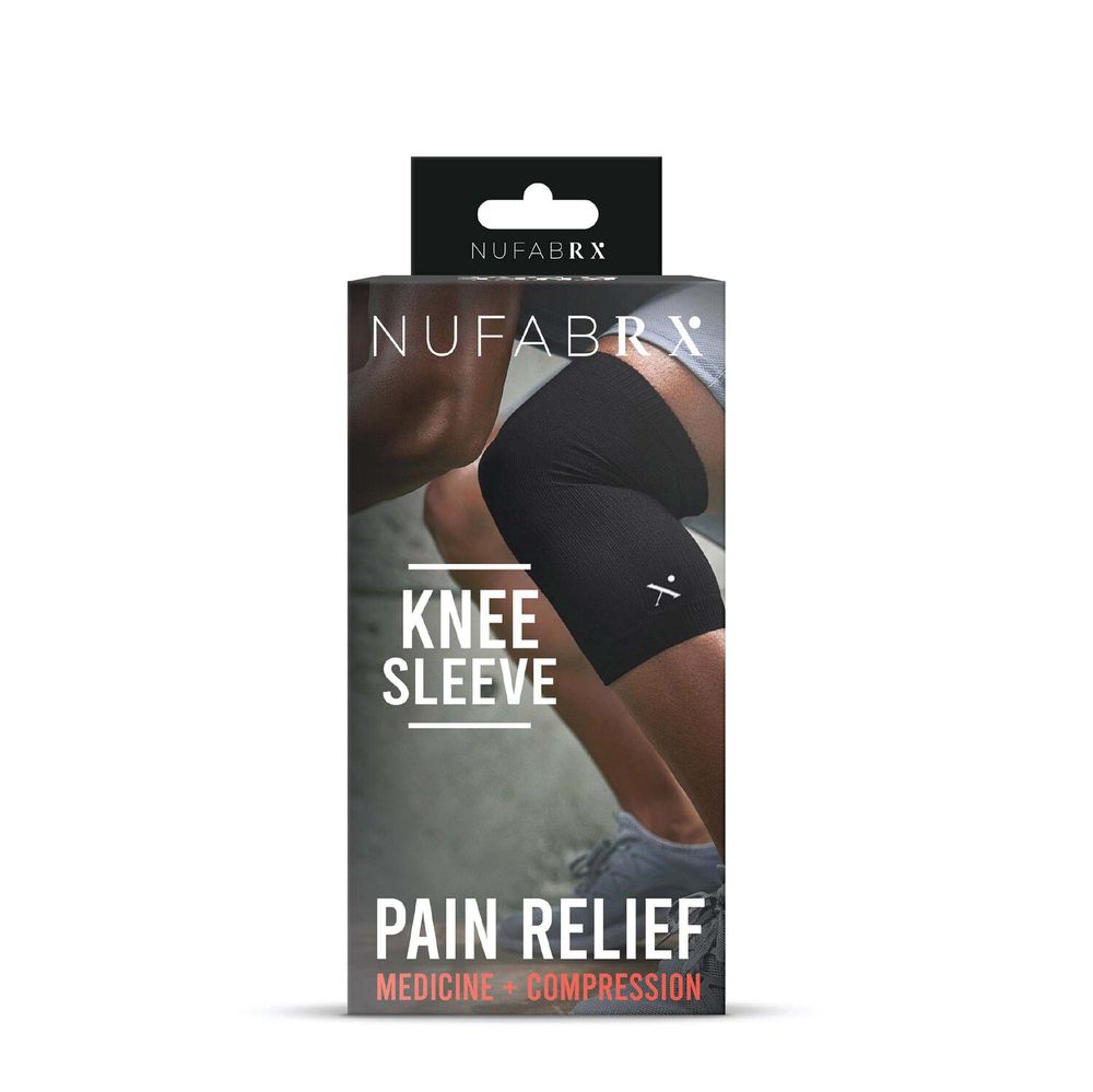 Nufabrx Pain Relief Compress Knee Sleeve - 1 Box