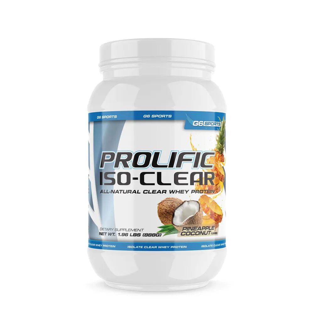 G6 Sports Prolific Iso-Clear Whey Protein