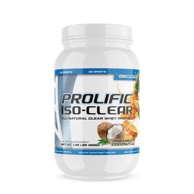 G6 Sports Prolific Iso-Clear Whey Protein