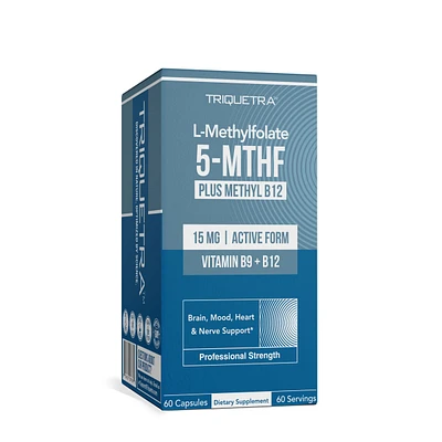 Triquetra L-Methylfolate 5-Mthf 15Mg Vitamin B - 60 Capsules (60 Servings)