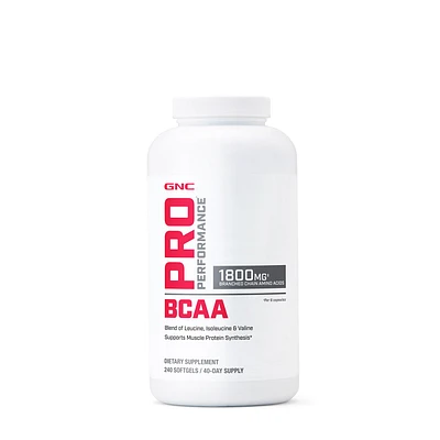 GNC Pro Performance Bcaa 1800Mg - 240 Capsules (40 Servings)