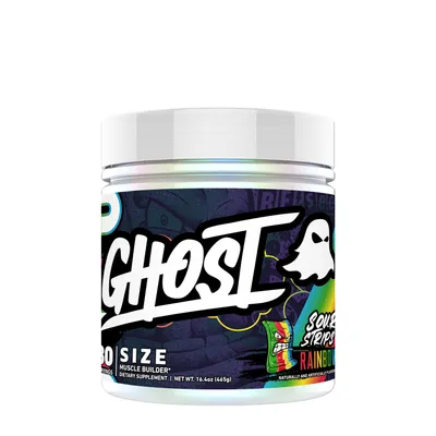 GHOST Size V2 Muscle Builder - Sour Strips Rainbow - 30 servings