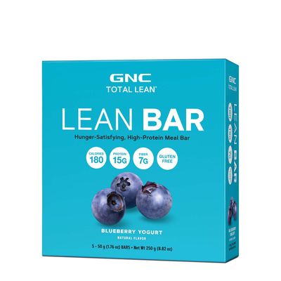 GNC Total Lean Lean Bar - Blueberry Yogurt - 5 Bars - 5 Barss