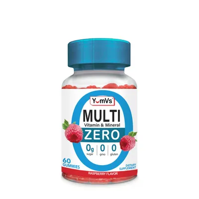 YumVs Multi Vitamin & Mineral - Raspberry Flavor - 60 Gummies (30 Servings)
