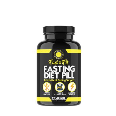 Angry Supplements Fast and Fit Fasting Diet Pill - 60 Capsules (30 Servings)