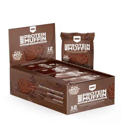 REDCON1 Mre Protein Muffin - Double Chocolate Chip (12 Muffins) - 12 Pack