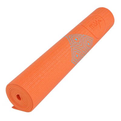 Maji Sports Printed Pvc Yoga Mat - Orange - 1 Item