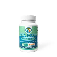 Yemaya Organics Sea Moss Complex 1400Mg Vegan - 60 Vegan Capsules (30 Servings)