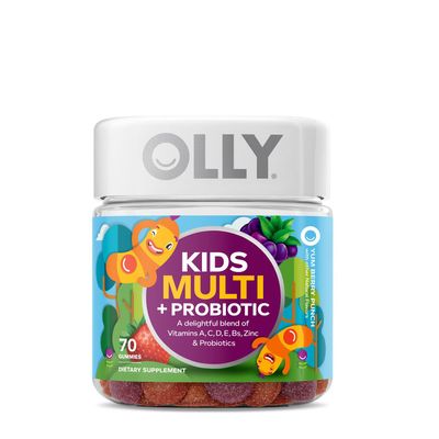 OLLY Kids' Multi + Probiotic Gummies - Yum Berry Punch - 70 Gummies